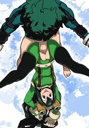 1boy 1boy1girl 1girls asui_tsuyu asui_tsuyu_(hero_outfit) big_breasts big_penis blush bodysuit boku_no_hero_academia boots breasts cheese_cat_(artist) clitoris clothed_sex deku female_focus female_penetrated green_eyes green_hair hero_outfit_(mha) izuku_midoriya izuku_midoriya_(hero_outfit) light-skinned_male light_skin long_hair long_penis looking_at_partner looking_up male_penetrating male_penetrating_female medium_breasts midoriya_izuku_(hero_outfit) my_hero_academia no_panties no_underwear penile_penetration penis penis_in_pussy penis_in_vagina piledriver_position pussy ripped_clothing smile straight tied_hair tongue_out tsuyu_asui tsuyu_asui_(hero_outfit) vaginal_insertion vaginal_penetration vaginal_sex veiny_penis rating:Explicit score:48 user:Perdom