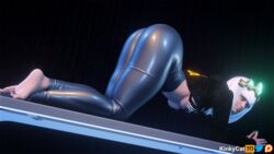 1girls 3d ass big_ass female female_only fully_clothed kinkykatt3d latex league_of_legends qiyana_yunalai skin_tight solo thick_thighs rating:Safe score:64 user:kinkykatt3d