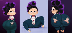 3koma ass_dough ass_grab big_ass big_ass_(male) blackwhiplash bulge bwl cosplay deep_skin femboy huge_ass male_focus male_only mineta_minoru minoru_mineta my_hero_academia ochako_uraraka ochako_uraraka_(cosplay) purple_hair solo_male spread_anus steam teapot_(body_type) thick_thighs uraraka_ochako uraraka_ochako_(cosplay) wide_hips rating:Explicit score:227 user:glitere12