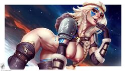 1girls 2020 abs areolae armor armwear ass astra_militarum big_breasts blonde_hair breasts brown_eyes casual dated exposed_torso female female_only footwear handwear human imperial_guard legwear long_hair looking_at_viewer midgardian_144th nipples pale_skin rule_63 sci-fi science_fiction scifi smiling smiling_at_viewer solo solo_female source_request tattoo tattoos text themaestronoob warhammer_(franchise) warhammer_40k warrior watermark rating:Explicit score:226 user:Dundimon