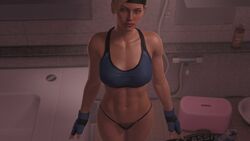 1girls 3d 3d_(artwork) abs athletic bare_shoulders big_breasts blonde_hair blue_eyes breasts busty cassie_cage curvaceous curvy curvy_figure female female_focus female_only fit fit_female from_above g-string headband hourglass_figure large_breasts long_hair mortal_kombat mortal_kombat_11 muscles muscular muscular_female navel pinup pose posing pubic_hair solo tagme thong tied_hair tom123 toned toned_female uncensored voluptuous wide_hips rating:Explicit score:113 user:Zardauz