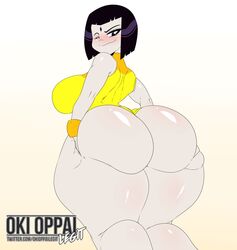 2020 alternate_breast_size ass ass_dough ass_grab ass_support azarathian big_ass big_breasts big_butt bimbo blush bob_cut bottom_heavy breasts bubble_ass bubble_butt butt cartoon_network cloak curvaceous curvy curvy_figure dat_ass dc dc_comics deep_skin dumptruck_ass fat_ass fat_butt female female_only grabbing_own_ass grey_skin huge_ass huge_breasts huge_butt hyper hyper_ass hyper_thighs lady_legasus large_ass large_breasts large_butt leotard looking_at_viewer looking_back okioppai purple_eyes purple_hair rachel_roth raven_(dc) rear_view seductive seductive_smile smiling smiling_at_viewer solo teen_titans teen_titans_go thick_ass thick_legs thick_thighs thighs voluptuous wide_hips wink rating:Questionable score:324 user:TnAPlay