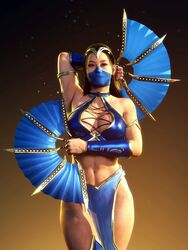 asian_female brown_background edenian hair kitana mortal_kombat mortal_kombat_(2011) mortal_kombat_1_(2023) netherrealm_studios swimsuit thong_aside word2 rating:Questionable score:64 user:WalkBesideMe