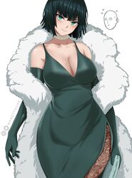 breasts female female_only fubuki_(one-punch_man) green_eyes looking_at_viewer mandytsune one-punch_man short_hair solo rating:Questionable score:72 user:Bylethlover