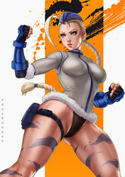 1girls big_breasts blonde_hair breasts cammy_white cleavage dandon_fuga female female_only large_breasts solo street_fighter thick_thighs wide_hips rating:Safe score:56 user:justausername