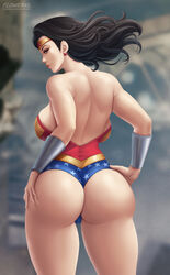 1girls abs ass backboob big_ass big_breasts breasts dc_comics diana_prince female female_only flowerxl large_breasts looking_at_viewer looking_back muscles muscular muscular_female pawg solo wonder_woman wonder_woman_(series) rating:Questionable score:244 user:justausername