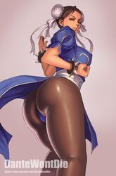 1girls ass big_ass cameltoe capcom chun-li dantewontdie dat_ass female female_only large_ass pantyhose solo street_fighter tagme thick_thighs rating:Questionable score:229 user:Bolinhodourado