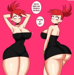 1girls ass ass_focus bad_grammar big_ass big_breasts big_butt bimbo blush breasts bubble_ass bubble_butt busty butt_focus cartoon_network cleavage dat_ass drunkavocado female female_only foster's_home_for_imaginary_friends frankie_foster huge_ass huge_breasts looking_at_ass skirt_too_short solo speech_bubble text thick_ass thick_thighs thin_arms thin_waist wide_hips rating:Questionable score:367 user:justausername