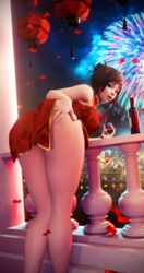 1girls 3d ass blizzard_entertainment breasts cheongsam chinese_clothes chinese_dress curvy erect_nipples female female_only fireworks highres huge_breasts large_ass mei_(overwatch) mei_ling_zhou nipple_bulge nipples overwatch qoc_(artist) sci-fi science_fiction scifi skirt solo solo_female tagme wine wine_bottle wine_glass rating:Questionable score:194 user:Olette