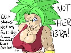 1girls angry big_breasts breasts dragon_ball dragon_ball_super earrings female female_saiyan fusion green_eyes green_hair huge_breasts kefla legendary_super_saiyan light-skinned_female light_skin muscular_female nipple_bulge potara_earrings pseudocel saiyan short_hair spiky_hair super_saiyan super_saiyan_2 universe_6/universe_7 universe_6_saiyan/universe_7_saiyan rating:Questionable score:168 user:Kaiokenx34