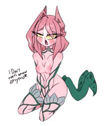 1girls animal_ears byternomar cat_ears cat_humanoid cum cum_on_face cum_on_upper_body diamond_is_unbreakable english_text female female_only humanoid jojo's_bizarre_adventure legwear naked nekomimi nude nude_female open_mouth panting pink_skin plant plant_girl plant_humanoid plants question questioning small_breasts solo stray_cat text whiskers white_background yellow_eyes rating:Explicit score:64 user:Nie