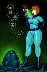 1girls alien blue_bodysuit bob_cut bodysuit breasts comic danny_phantom egg jlullaby madeline_fenton milf mother nickelodeon purple_eyes red_hair red_lipstick source_request text thick_thighs watermark wide_hips rating:Explicit score:114 user:Shinigamer99