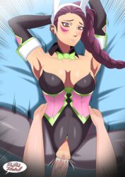 braided_ponytail brown_eyes bunny_ears bunny_girl bunnysuit cum cum_in_pussy cum_inside female fire_emblem fire_emblem:_three_houses large_breasts long_hair male nipples pantyhose petra_macneary purple_hair redradrebel sex straight rating:Explicit score:55 user:Deku51