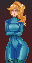 1girls big_breasts blonde blonde_hair bodysuit breasts cleavage female female_only green_eyes hizzacked hourglass_figure large_breasts metroid nintendo samus_aran sci-fi science_fiction scifi solo solo_female thick_thighs url wide_hips zero_suit_samus rating:Safe score:246 user:justausername