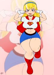 1girls 2020 abs big_breasts breasts cleavage dc dc_comics dc_super_hero_girls dcau female female_only flexing kara_danvers kara_zor-el large_breasts looking_at_viewer muscles muscular muscular_female randomboobguy solo supergirl superman:_the_animated_series superman_(series) thick_thighs wide_hips rating:Explicit score:88 user:justausername