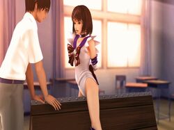 3d @oz animated arched_back bishoujo_senshi_sailor_moon closed_eyes head_back hotaru_tomoe open_mouth sailor_saturn torture wooden_horse rating:Explicit score:23 user:bot