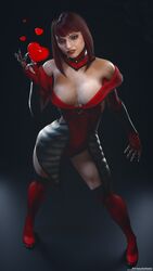 1girls 3d 3d_(artwork) big_breasts black_hair blender blender_(software) blood breasts brunette cleavage clothed clothes clothing eyelashes eyeliner eyeshadow female female_only fringe fully_clothed heart lipstick long_hair looking_at_viewer makeup mortal_kombat mortal_kombat_11 netherrealm_studios red_eyes red_eyeshadow red_hair red_lips red_lipstick revealing_clothes shizzyzzzzzz skarlet solo standing thigh_boots two_tone_hair uncensored rating:Safe score:238 user:justausername