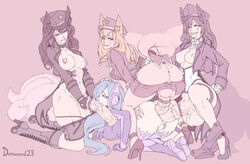 1girls 3futas ahri alternate_costume anal anal_rape anal_sex anus aqua_hair areolae balls blue_hair breasts deepthroat demimond23 dickgirl dj_sona double_anal double_penetration erection fellatio female futa_on_female futanari gangbang gangrape high_heel_boots high_heels horsecock huge_cock human_with_animal_genitalia league_of_legends long_hair long_twintails nipple_piercing nipples oral penetration penis piercing popstar_ahri pussy rape riot_games sex sona_buvelle stiletto_heels testicles twintails very_high_heels rating:Explicit score:396 user:justausername