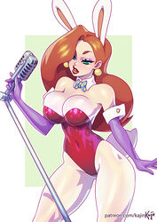 1girls big_breasts breasts bunny_ears bunny_girl bunnysuit cleavage clothing disney earrings elbow_gloves eyeshadow female female_only gloves jessica_rabbit kajinman large_breasts leotard lipstick long_hair looking_at_viewer orange_hair playboy_bunny playboy_bunny_leotard red_hair solo solo_female standing thighs who_framed_roger_rabbit rating:Questionable score:208 user:justausername