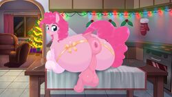  1futa 2019 feral friendship_is_magic furry futa_winter_solstice futanari mittsies my_little_pony pinkie_pie_(mlp) puffy_anus solo_futa text  rating:explicit score: user:staticxrose