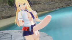 1futa 3d big_balls big_penis blender bow bow_tie dickgirl erection esk futa_only futanari green_eyes huge_cock katsuragi_(senran_kagura) penis public ribbon senran_kagura solo yellow_hair rating:Explicit score:59 user:justausername