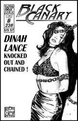 black_canary blonde_hair captured_heroine chained chained_up chains dc dc_comics defeated_heroine dinah_lance knocked_out monsieurpaul passed_out sleeping unconscious rating:Explicit score:5 user:Sotato56