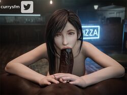 1boy 1girls 3d black_hair currysfm dark-skinned_male dark_skin fellatio female final_fantasy final_fantasy_vii final_fantasy_vii_remake interracial long_hair male male_pov oral oral_sex penis pov red_eyes sex square_enix straight tifa_lockhart rating:Explicit score:160 user:fan