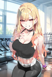 1girls ai_generated bare_arms bare_shoulders big_breasts blacked blacked_clothing blonde_hair blush clothed clothing color female female_focus female_only fsm gym gym_clothes hi_res kitagawa_marin large_breasts light-skinned_female light_skin long_hair looking_at_viewer pink_eyes s_qualify solo solo_female sono_bisque_doll_wa_koi_wo_suru tagme thick_thighs rating:Safe score:171 user:Gigiti