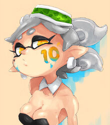  breasts green_eyes marie_(splatoon) splatoon splatoon_2 yuta_agc  rating:safe score: user:retroxpervert