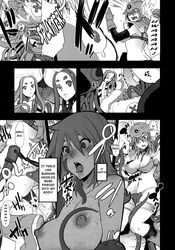 1girls blush clothing comic da_hootch dialogue doujinshi dragon_quest dragon_quest_iii medium_breasts monster monster_girl onna_senshi_futari_tabi soldier_(dq3) speech_bubble tentacle text rating:Explicit score:5 user:Pornslayer