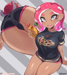 agent_8_(splatoon) ass breasts cameltoe dolphin_shorts female female_only jtveemo nintendo octoling solo splatoon tagme thick_ass thick_thighs thighs rating:Questionable score:252 user:billythefinder