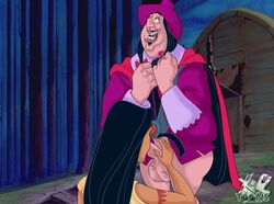 age_difference black_hair blowjob clothed_female_nude_male clothing dark-skinned_female dark_skin disney disney_princess fat_man fellatio governor_ratcliffe interracial looking_up native_american necklace nipples obese_male oral_sex outdoors pale-skinned_male penis pocahontas pocahontas_(character) xl-toons.com rating:Explicit score:10 user:Pokh