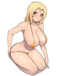 big_breasts blonde_hair donburikazoku female female_only long_hair mature_female naruto nipples nipples_visible_through_clothing solo solo_female solo_focus tsunade twintails rating:Explicit score:321 user:Deku51