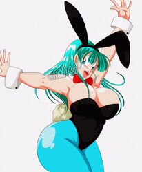 1girls ass blue_pantyhose breasts bulma_(bunny) bulma_briefs bunny_ears bunny_girl bunny_tail bunnysuit cleavage dragon_ball dragon_ball_(classic) huge_breasts nala1588 shounen_jump solo solo_female teenager tight_clothing tight_fit wide_hips wrist_cuffs rating:Explicit score:76 user:Dragonballgt9999