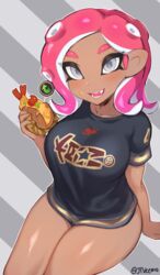 agent_8_(splatoon) big_breasts female jtveemo no_panties octoling splatoon tagme thick_thighs rating:Explicit score:77 user:billythefinder