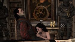 1girls 3boys 3d blowjob cd_projekt_red cheating clothed_male_nude_female detailed_background dubious_consent emhyr_var_emreis fellatio forced_oral guards kneeling male_on_female nude_female oral royalty sorceress the_witcher the_witcher_(series) the_witcher_3:_wild_hunt wanted_poster weebstank yennefer rating:Explicit score:45 user:Pokh