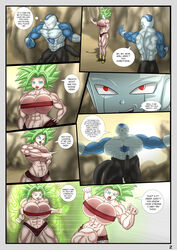 1girls alien aura biceps blackmail breasts clothed clothing comic dialog dragon_ball dragon_ball_super earrings female frost_(dragon_ball) fusion greed_for_gold_(msg) green_eyes green_hair huge_ass huge_breasts huge_cock jean_shorts kefla legendary_super_saiyan legs light-skinned_female light_skin lipstick long_penis magnificentsexygals monster muscular muscular_female muscular_male muscular_thighs page_2 potara_earrings red_lipstick saiyan short_hair short_shorts shorts shoulders speech_bubbles spiky_hair super_saiyan super_saiyan_2 rating:Explicit score:13 user:Isan