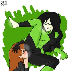 2020 2girls anilingus black_hair blush cameltoe closed_eyes disney disney_channel domination evilgirl face_in_ass feet feet_up female female_only female_protagonist femdom femsub fully_clothed green_background green_eyes green_skin green_theme hand_on_ass human kim_possible kimberly_ann_possible lesbian long_hair looking_down lying_down medium_breasts multiple_girls pussy_bulge red_hair rimjob rimming shego smell smelling smelly smile sniff sniffing steam submission submissive submissive_female teen teenage teenager white_background young younger_female yuri rating:Explicit score:375 user:Evilgirl