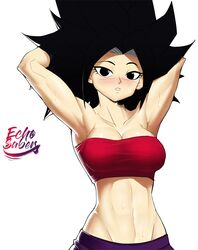 1girls abs armpits arms_behind_head arms_up big_breasts black_eyes blush blushing caulifla dragon_ball dragon_ball_super echosaber female female_only female_saiyan fully_clothed saiyan solo solo_female solo_focus spiky_hair sweat sweatdrop sweating sweaty sweaty_abs universe_6 universe_6/universe_7 universe_6_girls rating:Explicit score:192 user:Ponic5