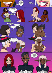 7girls abs alexandra_taye alien armpits black_sclera blonde_hair blue_eyes blue_hair breasts brown_eyes comic corruption dark-skinned_female dark_elf dark_skin diantha_jackson_(devinsaurus) donut_witch_(7starsoul) earrings elf female futanari grace_(myrmire) grey_eyes grin hat heterochromia human interspecies lauren_taylor light-skinned_female light_skin marvel masturbation meachii_(wolfknight) mei_li_(devinsaurus) muscular muscular_female mutual_masturbation nude original_character parasite parasitic_possession pointy_ears possession purple_background red_hair riding savalkas she-venom short_hair smile spider-man_(series) straight_hair symbiote teeth text transformation trembling tribadism veins venom_(marvel) watermark what white_hair yuri rating:Questionable score:144 user:devinsaurus100