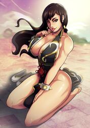 1girls alternate_costume big_breasts brown_hair capcom cheongsam chun-li female female_only grand-sage long_hair mature_female solo solo_female solo_focus street_fighter thick_thighs rating:Explicit score:182 user:Deku51