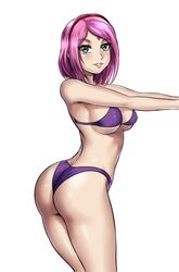 ass boruto:_naruto_next_generations c-shape curvy female female_only green_eyes leonart mature_female milf naruto nipples pink_hair sakura_haruno short_hair solo solo_female solo_focus rating:Explicit score:49 user:Deku51