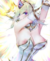 1girls big_breasts blue_eyes breasts elementalist_lux female female_only league_of_legends looking_at_viewer luxanna_crownguard pd riot_games yellow_hair rating:Explicit score:174 user:Big_Sett