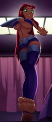 1girls big_breasts breasts cleavage dc female female_only giantess large_breasts ravenravenraven starfire teen_titans rating:Questionable score:162 user:justausername