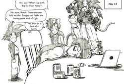 beer beer_can dragon_ball dragon_ball_r&r dragon_ball_super dragon_ball_z english_text laptop launch long_hair no_nut_november oc page_14 raditz ranch_(dragon_ball_r&r) red_ribbon saiyan saiyan_tail son_goten thewritefiction tired_eyes videl rating:Questionable score:13 user:Omnidragon10