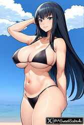  ai_generated big_belly big_breasts big_butt hentai kill_la_kill kiryuuin_satsuki nsfw satsukii  rating:questionable score: user:capimapache