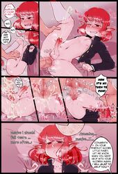 2boys anal anal_penetration anal_sex blush blushing bottomless bottomless_male comic cum cum_in_ass cum_inside cum_on_body cum_while_penetrated fairy femboy gloxinia grade_prostitution hands-free hands-free_orgasm handsfree_ejaculation human human_on_male human_penetrating kneehighs male_only nanatsu_no_taizai onomatopoeia orgasm orgasm_face orgasm_from_anal penetration penis peonymami plap pointy_ears post_orgasm prostitution red_hair rough_sex sex sloppy student teacher teacher_and_student trap yaoi rating:Explicit score:661 user:UnderTheBlue