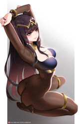 1girls ass big_breasts black_nails bodystocking bodysuit breasts cleavage female female_only fire_emblem fire_emblem_awakening foot looking_at_viewer nail_polish nintendo sole solo tharja_(fire_emblem) toes tofuubear rating:Safe score:231 user:justausername