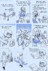 big_breasts breasts crop_top dominant_female english_text fish fish_girl frisk frisky_(under(her)tail) gills muscular_female nokyel_(under(her)tail) page_19 ponytail shorts thewill under(her)tail undertale undyne rating:Explicit score:49 user:A_Block_of_Cheese