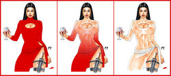 1girls areolae big_breasts black_hair breasts busty chris_foulkes cleavage cleavage_cutout daredevil_(series) dress earrings elektra_natchios female female_only going_commando green_eyes hourglass_figure knife large_breasts lipstick long_fingernails long_hair makeup marvel marvel_comics nail_polish navel nipples pose posing pubic_hair see-through see-through_clothing skimpy skimpy_dress skin_tight solo standing straight_hair tagme thick_thighs thigh_holster transparent_clothing wide_hips wine wine_glass rating:Explicit score:48 user:hh3398